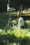 Figure 11. Automated weather station used to provide data for epidemiological models. (Courtesy J. Pinkerton)