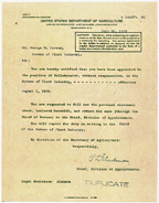 George Washington Carver Official USDA Appointment Documents