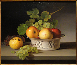 Fruit Still Life with Chinese Export Basket, 1824. National Gallery of Art.