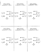 Figure 5. This figure shows six different configurations for double diffusion - two reaction type demonstrations. (Courtesy D. Schadler)